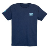 TYLER'S Kids' Navy/Light Blue Tee