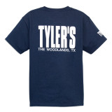 TYLER'S Kids' Navy/White Tee The Woodlands front view