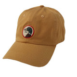The Duck Head Circle Patch Twill Hat in Gold