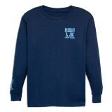 Racquet & Jog Kids' Navy/Light Blue Long Sleeve Tee