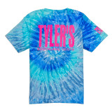 TYLER'S Kids' Blue/Pink Tie Dye Tee product shot