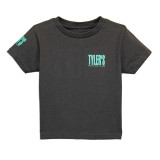 TYLER'S Toddlers' Charcoal/Mint Tee side view