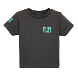 TYLER'S Toddlers' Charcoal/Mint Tee
