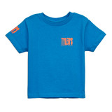TYLER'S Toddlers' Blue/Orange Tee Austin colorway front
