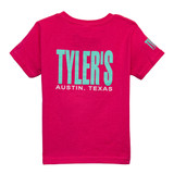 TYLER'S Toddlers' Pink/Mint Tee back view detail