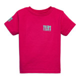 TYLER'S Toddlers' Pink/Mint Tee full width detail
