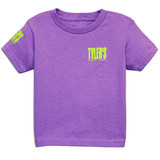 TYLER'S Toddlers' Purple/Lime Tee front view