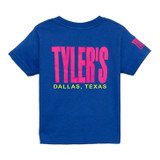 TYLER'S Toddlers' Royal/Pink Tee back Dallas view