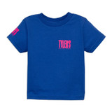 TYLER'S Toddlers' Royal/Pink Tee Dallas front view