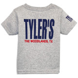 TYLER'S Toddlers' Grey/Navy Tee