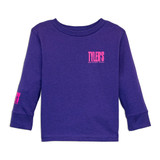 TYLER'S Toddlers' Purple/Pink Long Sleeve Tee