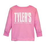 ERLEBNISWELT-FLIEGENFISCHEN'S Toddlers' Pink/White Long Sleeve Tee - Austin