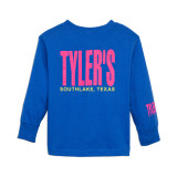 Toddlers' ERLEBNISWELT-FLIEGENFISCHEN'S Royal/Pink Long Sleeve Tee - Southlake