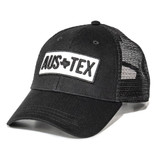 AUS-TEX Tag Trucker Hat - Black