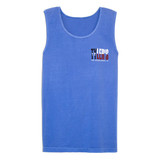 TYLER'S Blue/Texas Flag Comfort Color Tank Top - The Woodlands