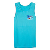 TYLER'S Lagoon/American Flag Comfort Color Tank Top - Austin