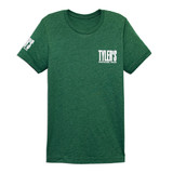 TYLER'S Green/White Track Tee green colorway front view