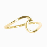 Gold Wave Ring