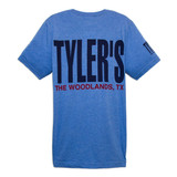 TYLER'S Athletic Blue/Navy Track Tee front view