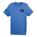 TYLER'S Athletic Blue/Navy Track Tee side view
