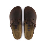 Birkenstock Boston Soft Footbed Clogs - Oiled Leather Habana