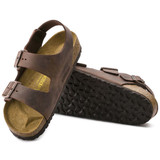 Birkenstock Milano Sandals Turbo - Oiled Leather Habana