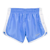 Girls' Periwinkle/White Racer Shorts