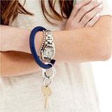 O-Venture Silicone Big O Key Ring Midnight Navy detail