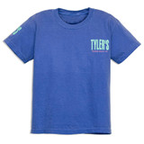 TYLER'S Kids' Blue/Bright Mint Comfort Color Tee - Round Rock