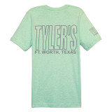 TYLER'S Prism Mint Outline Tee - Ft. Worth