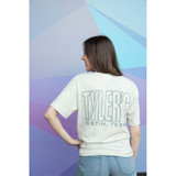 TYLER'S Prism Natural Outline Tee front view