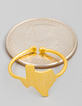 Texas State Ring in Gold