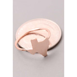 Fame Texas State Ring Rose Gold detail view