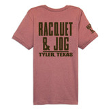 Racquet & Jog Heather Mauve/Olive Track Tee