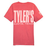 TYLER'S Coral Craze Comfort Wash Pocket Tee Austin