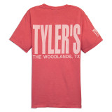 TYLER'S Coral Craze Comfort Wash Pocket Tee The Woodlands back view