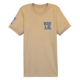 Racquet & Jog Heather Tan/Dusty Blue Track Tee