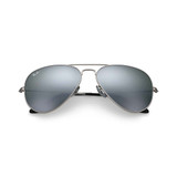 Ray-Ban Aviator Mirror Sunglasses - Silver/Silver