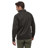 Patagonia Men's Better Sweater 1/4-Zip Fleece Pullover in the black colorway
