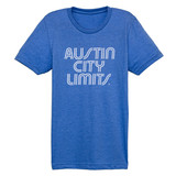 Austin City Limits Heathered Tee - Lake Blue