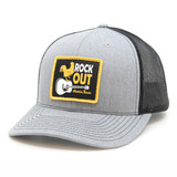 Rock Out ATX Trucker Hat - Heather Grey
