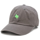 TYLER'S State of Texas Hat in tan and brown colors, angled view