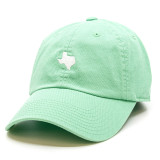 TYLER'S State of Texas Hat in tan, angled view