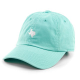 TYLER'S State of Texas Hat in tan and brown angle view