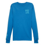 Racquet & Jog Summer Sky/Aqua Long Sleeve Comfort Wash Tee