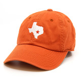TYLER'S Texas Star Hat in tan and brown angled view
