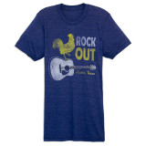 TYLER'S Rock Out Austin Texas Tee Tri Indigo front