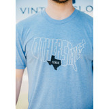 TYLER'S Other States Tee Athletic Blue front view