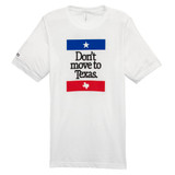 TYLER'S Don't Move To Texas Tee in gray with black text design