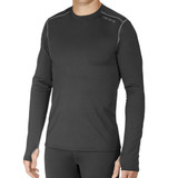 Hot Chillys Men's Men's Micro-Elite Chamois Crewneck - Black